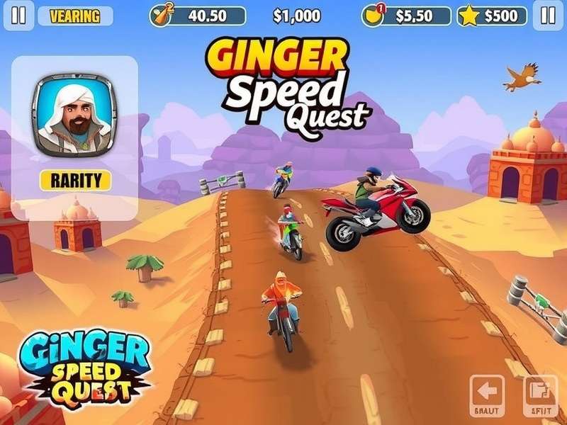 Ginger Speed Quest character customization options