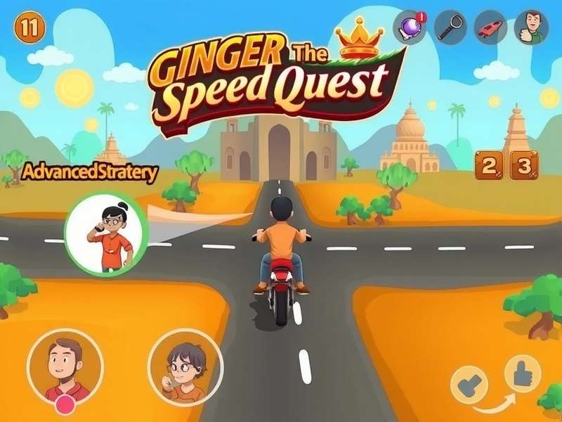 Ginger Speed Quest advanced racing strategy illustration